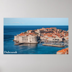 Dubrovnik, Kroatien Poster