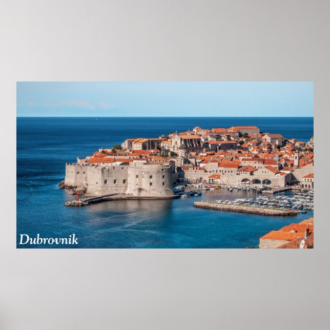 Dubrovnik, Kroatien Poster (Framsidan)