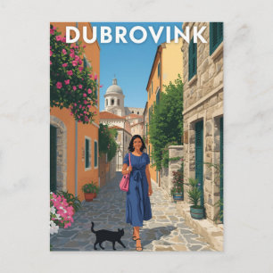 Dubrovnik Kroatien Resa Poster Vykort