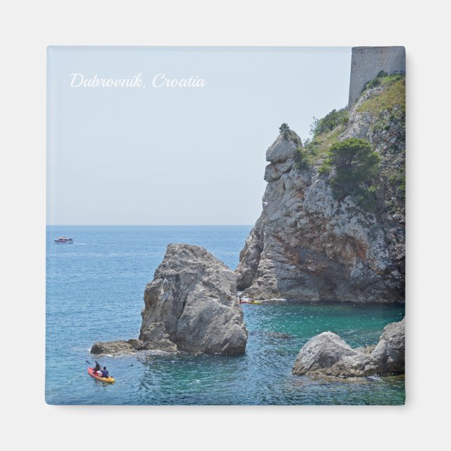 Dubrovnik Kroatien Sten Helgdag Magnet (Framsidan)