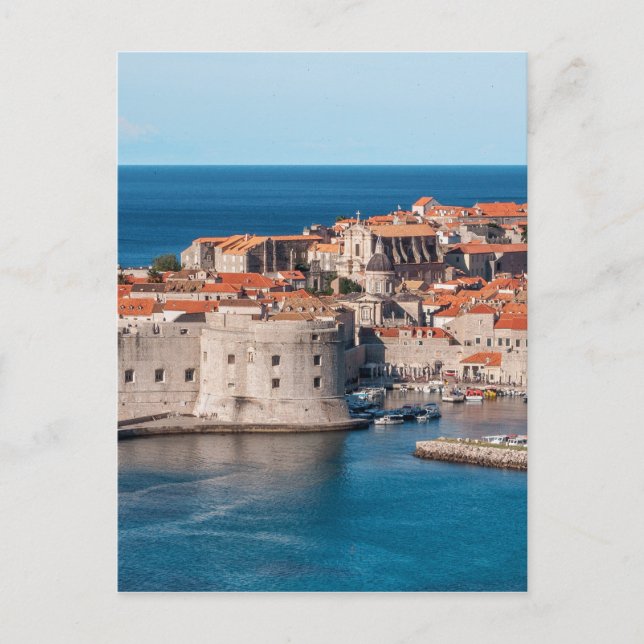 Dubrovnik,Kroatien Vykort (Framsida)
