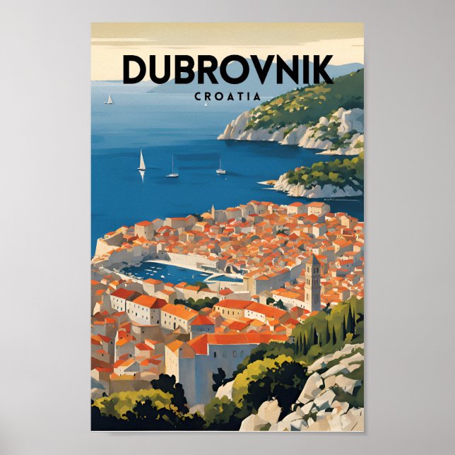 Dubrovnik Poster (Framsidan)