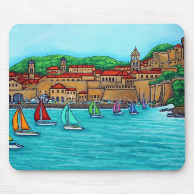 Dubrovnik Regatta Mousepad Musmatta (Framsidan)