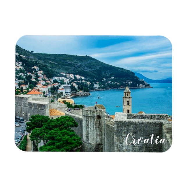Dubrovnik stadsmur magnet (Horisontell)