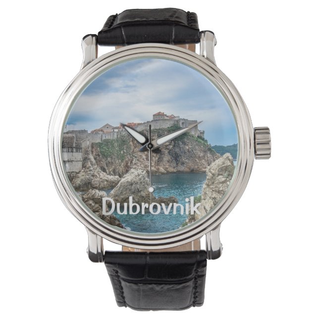 Dubrovnik-väggar Armbandsur (Framsida)