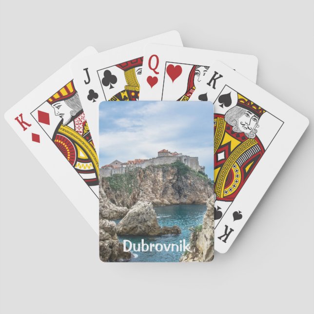 Dubrovnik-väggar Casinokort (Baksidan)