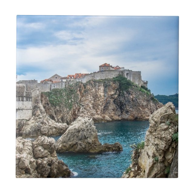 Dubrovnik-väggar Kakelplatta (Framsidan)
