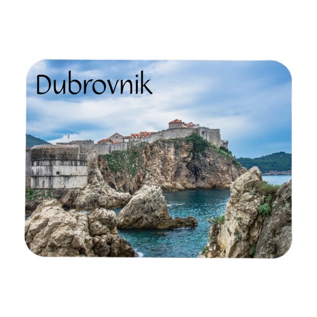 Dubrovnik-väggar Magnet (Horisontell)