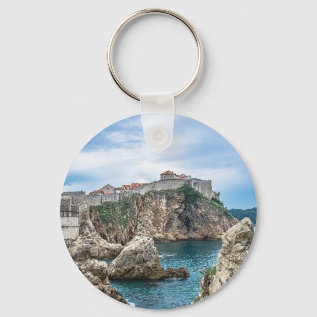 Dubrovnik-väggar Nyckelring (Framsida)