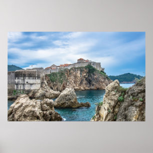 Dubrovnik-väggar Poster