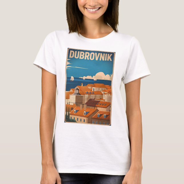 Dubrovnik vintage t shirt (Framsida)
