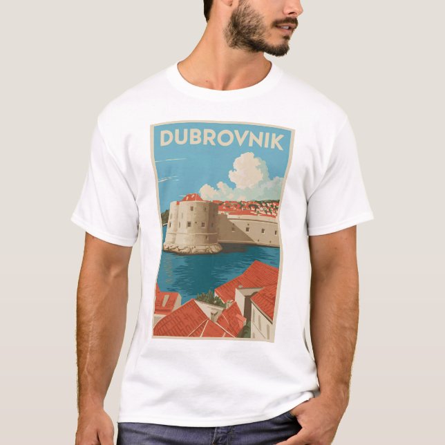 Dubrovnik vintage t shirt (Framsida)
