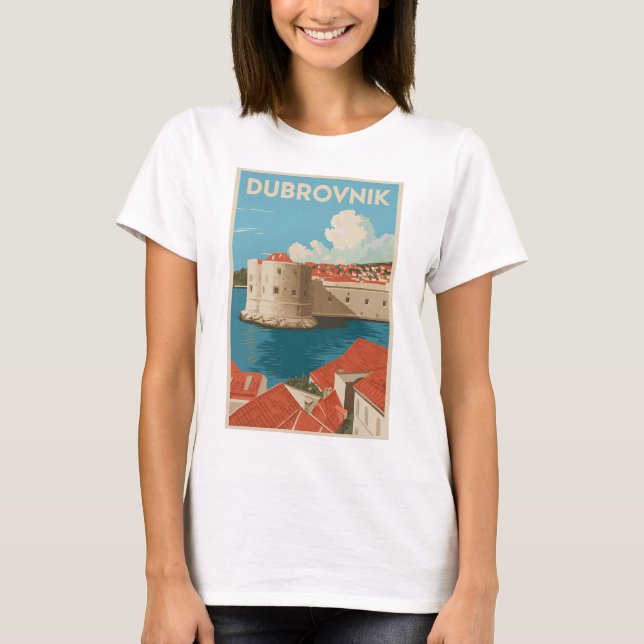 Dubrovnik vintage t shirt (Framsida)