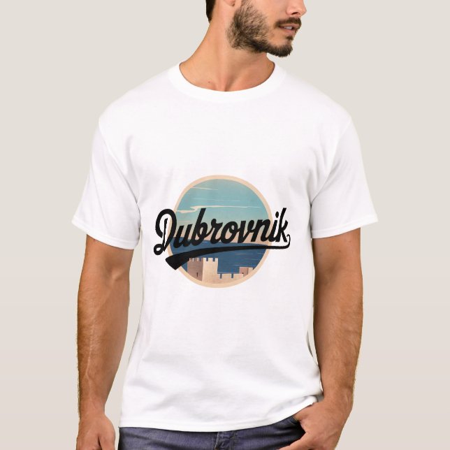 Dubrovnik vintage t shirt (Framsida)