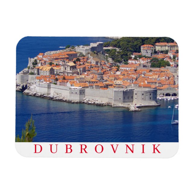 Dubrovnik - visa kylmagnet magnet (Horisontell)