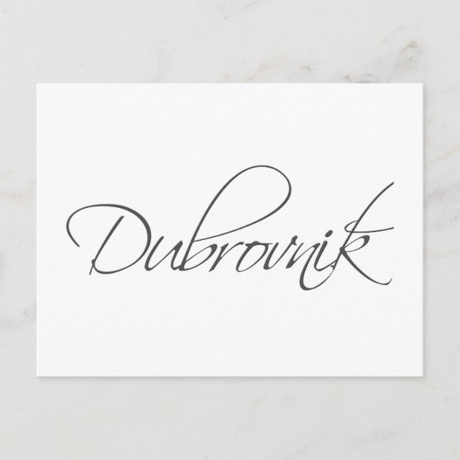Dubrovnik Vykort (Framsida)