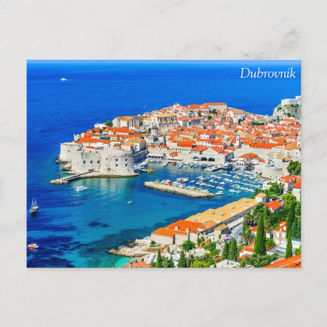 Dubrovnik Vykort (Framsida)