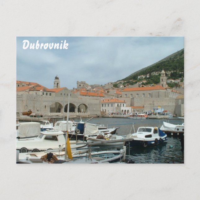 Dubrovnik Vykort (Framsida)