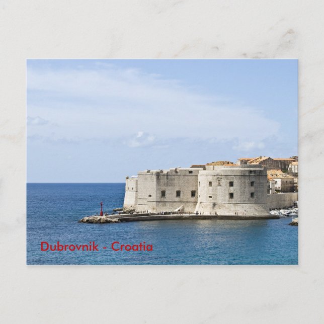 Dubrovnik - vykort för Kroatien (Framsida)
