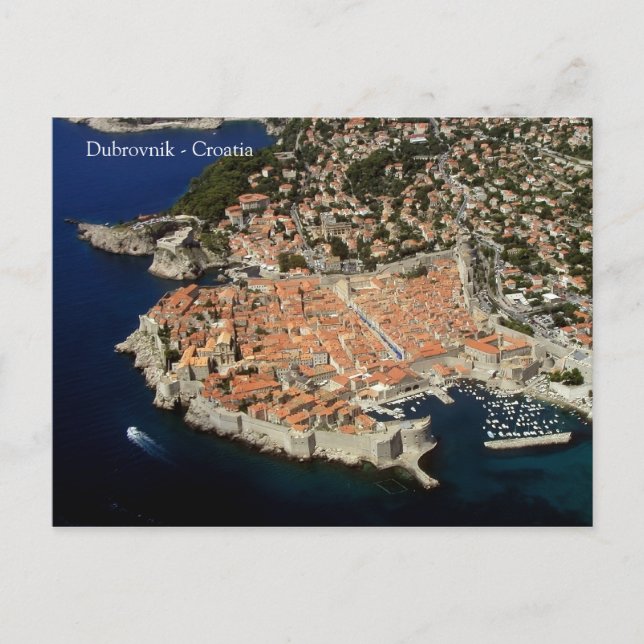 Dubrovnik - vykort för Kroatien (Framsida)