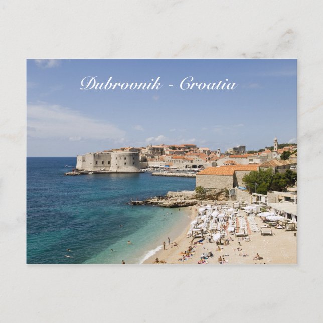 Dubrovnik - vykort för Kroatien (Framsida)