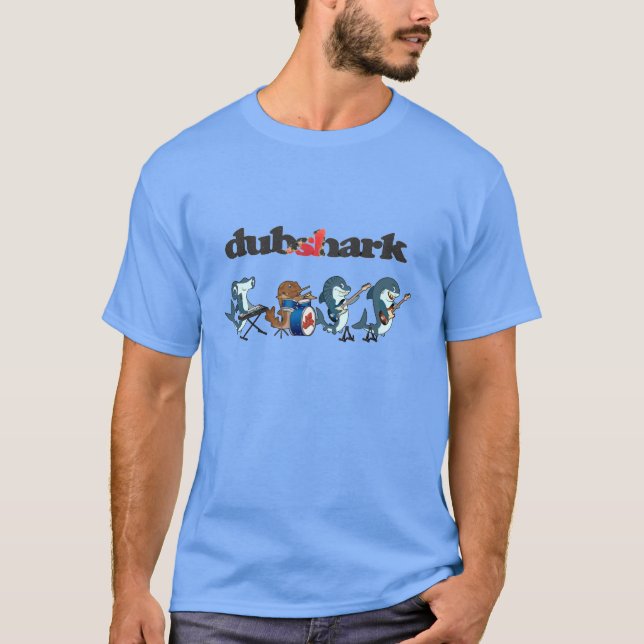Dubshark - bindestreck T-Shirt (Framsida)