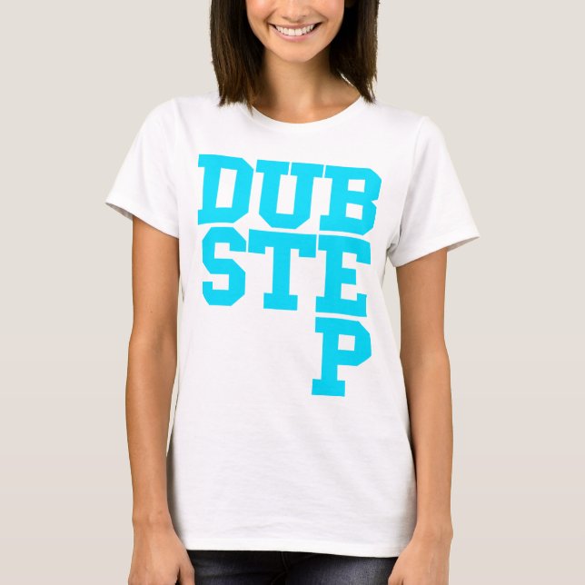 Dubstep Blockletter Tee Shirt (Framsida)