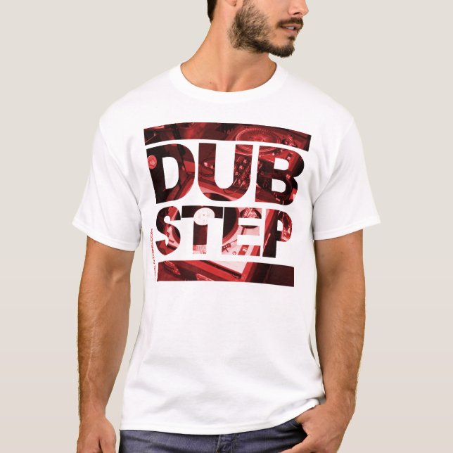 Dubstep däcktryck t-shirt (Framsida)