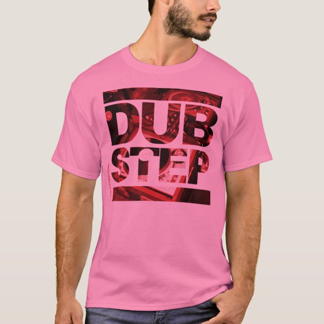 Dubstep däcktryck tee shirt (Framsida)