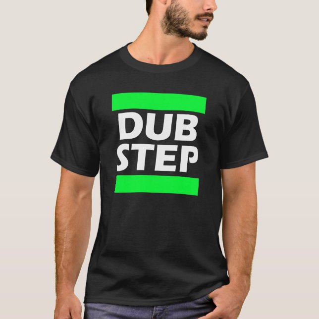 Dubstep Dark-Green T-shirt (Framsida)