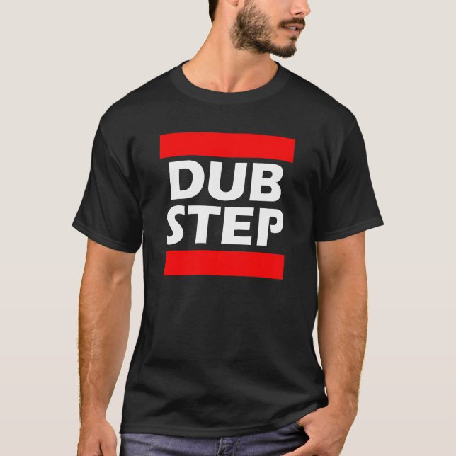 Dubstep Dark-Red T-shirt (Framsida)