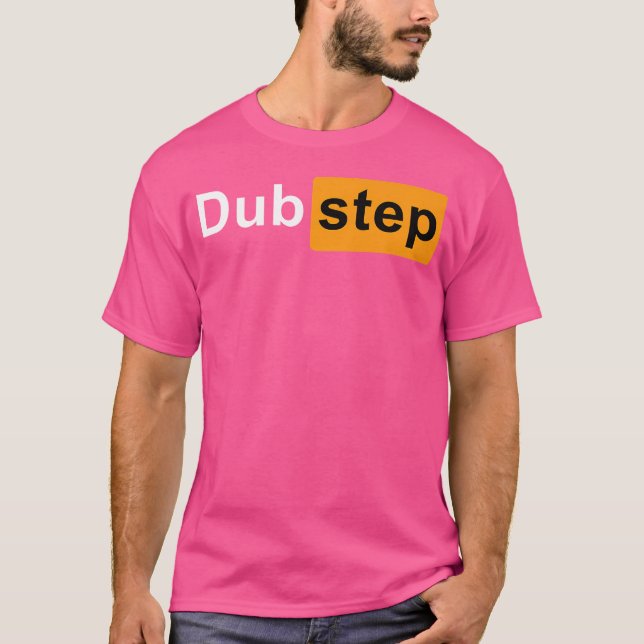 Dubstep Edm Funny Logotyp Rave Party festival Mode T Shirt (Framsida)