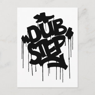 Dubstep FatCap Black Vykort