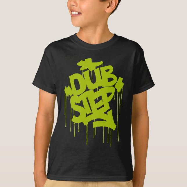 Dubstep FatCap limefrukt T Shirt (Framsida)