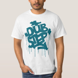 Dubstep FatCap revblått Tee