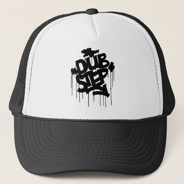 Dubstep FatCap svart Keps (Framsida)