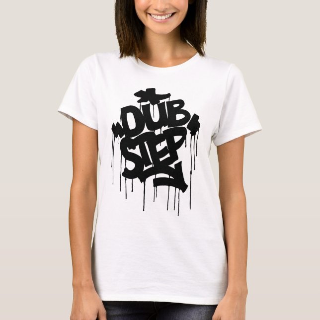 Dubstep FatCap svart Tee (Framsida)