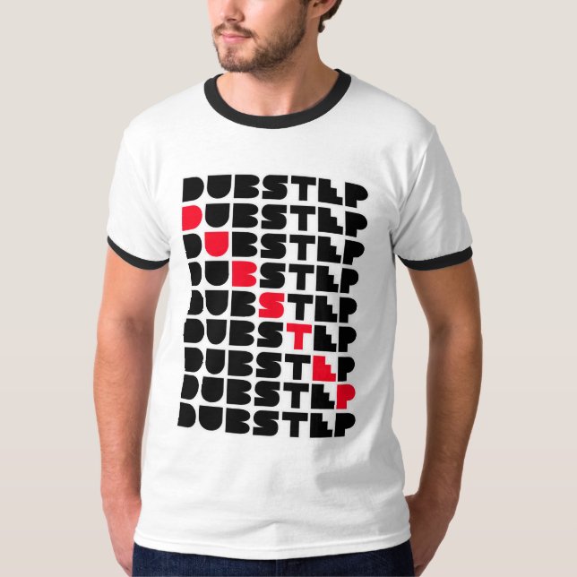 Dubstep för grabbar för Dubstep VÄGGflickor musik T-shirt (Framsida)