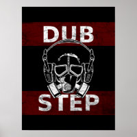 Dubstep-gasmask och hörlurar