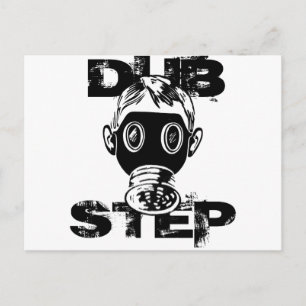 Dubstep-gasmask Vykort
