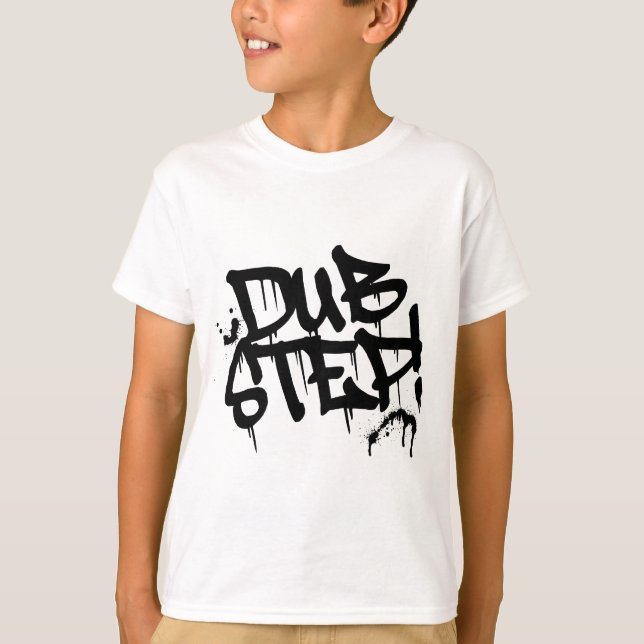 Dubstep Graffiti Stil T Shirt (Framsida)