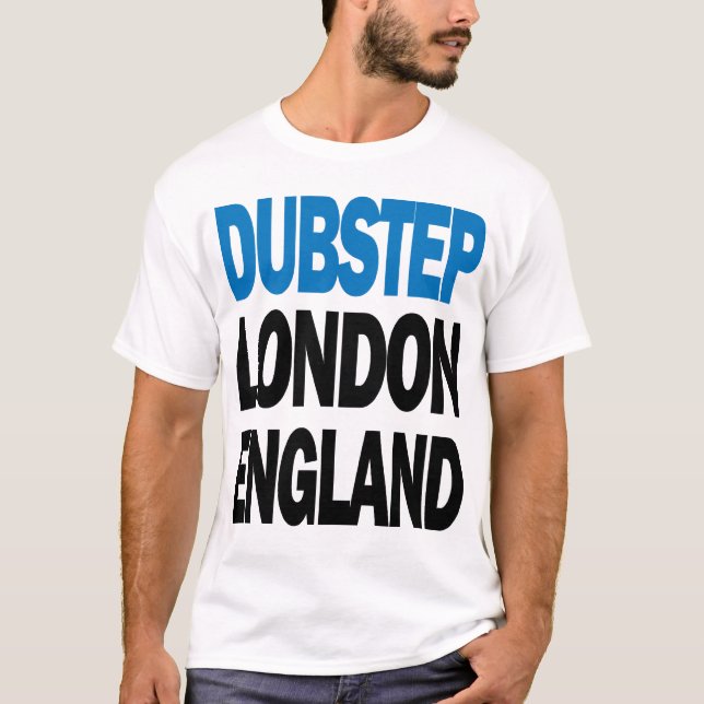 Dubstep London England t-shirt (NY) (Framsida)