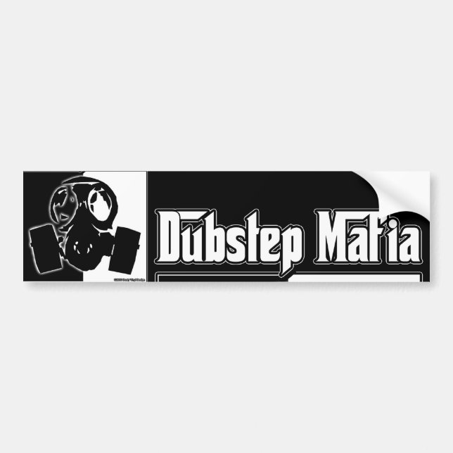 DUBSTEP-maffian dubbar kliver musik Dubstep som Bildekal (Framsidan)