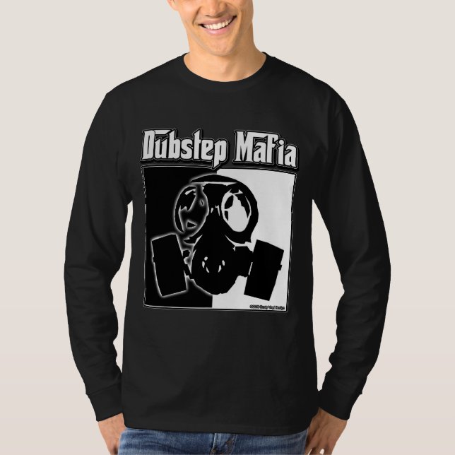 DUBSTEP-maffian dubbar kliver musik Dubstep som T-shirt (Framsida)
