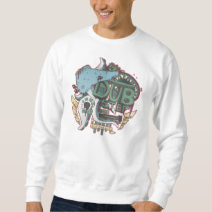 DUBSTEP-MONSTERPULLOVER LÅNGÄRMAD TRÖJA