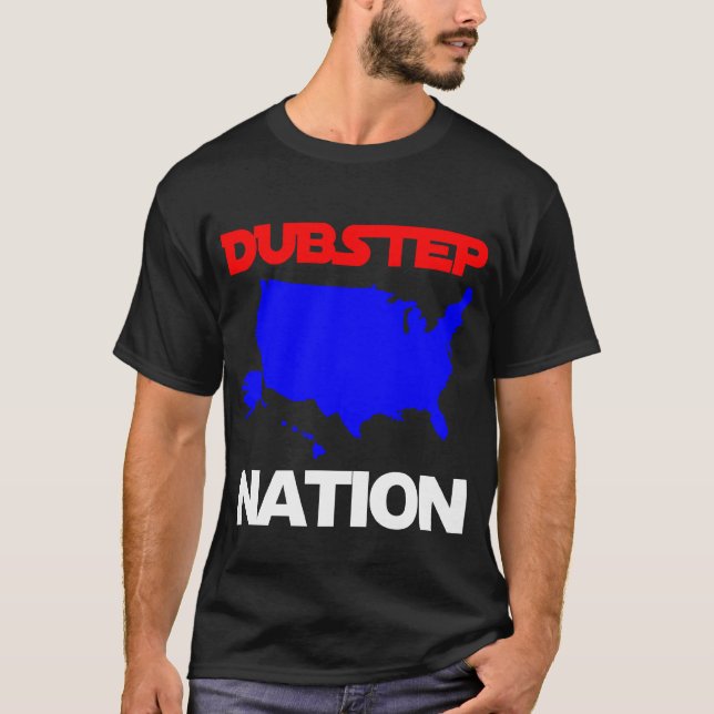 Dubstep Nation USA T-shirt (Framsida)