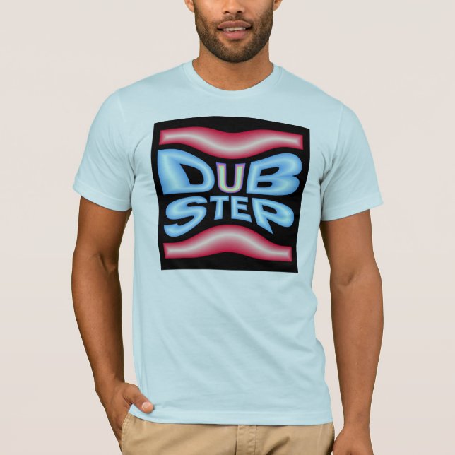 DUBSTEP NON-högtalarvarning T Shirt (Framsida)