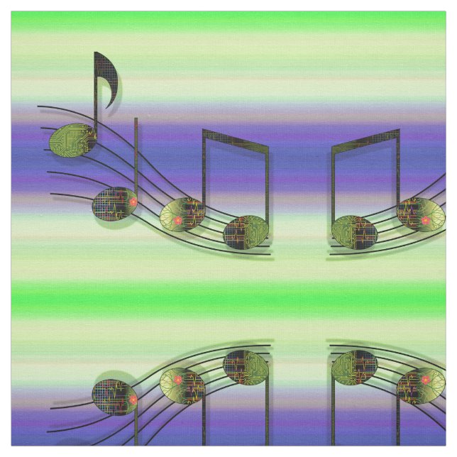 Dubstep noterar tyg (Provkarta)