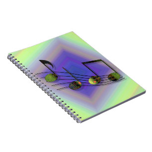 Dubstep Notes-anteckningsbok Anteckningsbok
