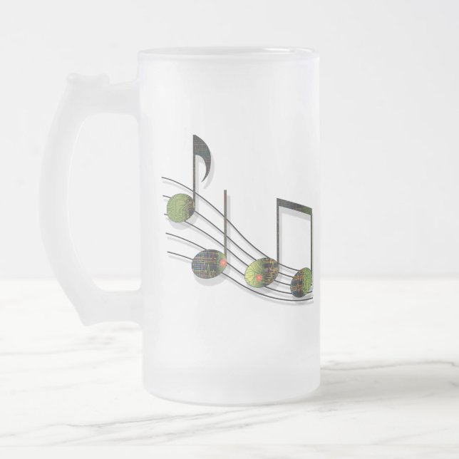 Dubstep Notes Mugg (Vänster)